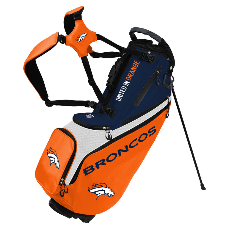NFL Team Effort Back Nine Denver Broncos Stand Bag