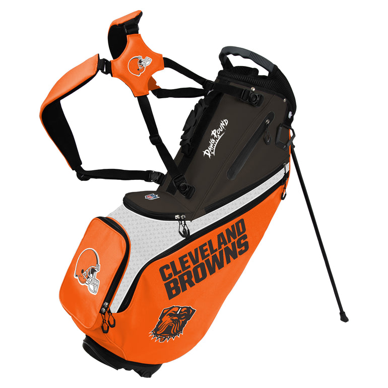 NFL Team Effort Back Nine Cleveland Browns Stand Bag