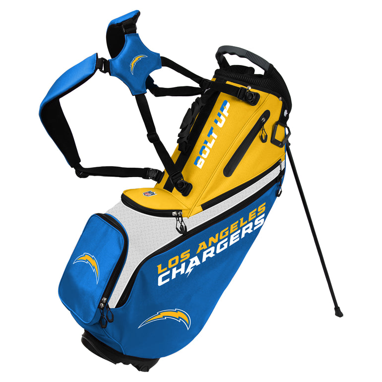 NFL Team Effort Back Nine Los Angeles Chargers Stand Bag
