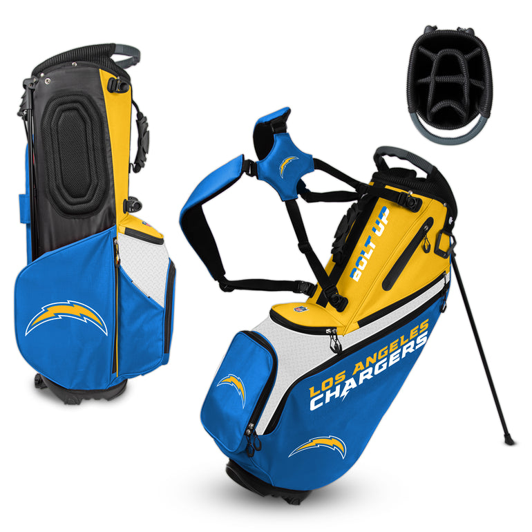 NFL Team Effort Back Nine Los Angeles Chargers Stand Bag