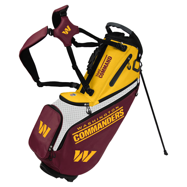 NFL Team Effort Back Nine Washington Commanders Stand Bag