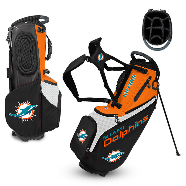 NFL Team Effort Back Nine Miami Dolphins Stand Bag