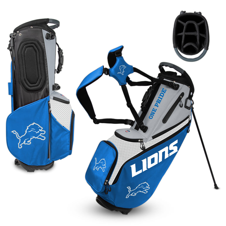 NFL Team Effort Back Nine Detroit Lions Stand Bag
