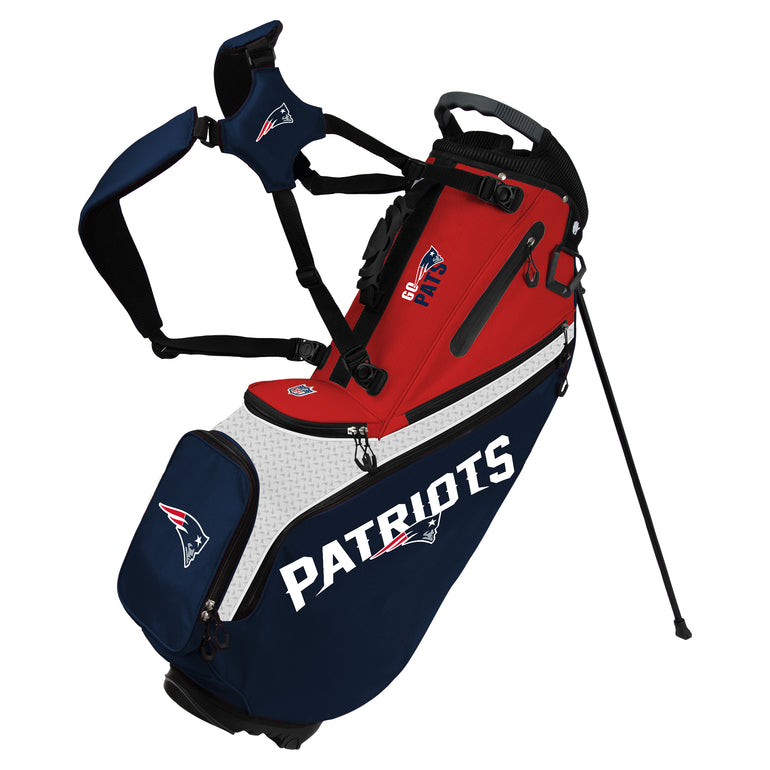 NFL Team Effort Back Nine New England Patriots Stand Bag