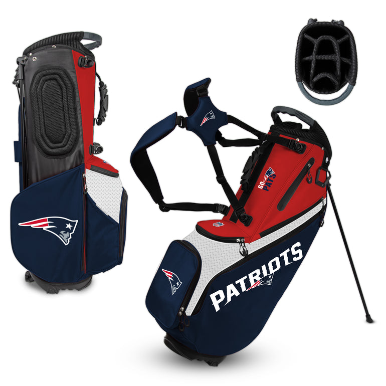NFL Team Effort Back Nine New England Patriots Stand Bag