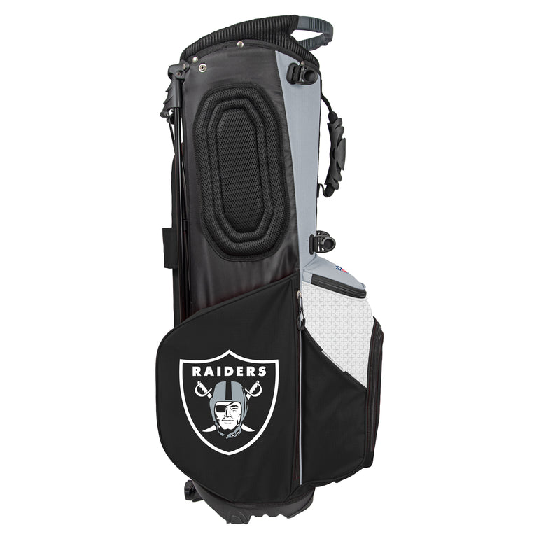 NFL Team Effort Back Nine Las Vegas Raiders Stand Bag