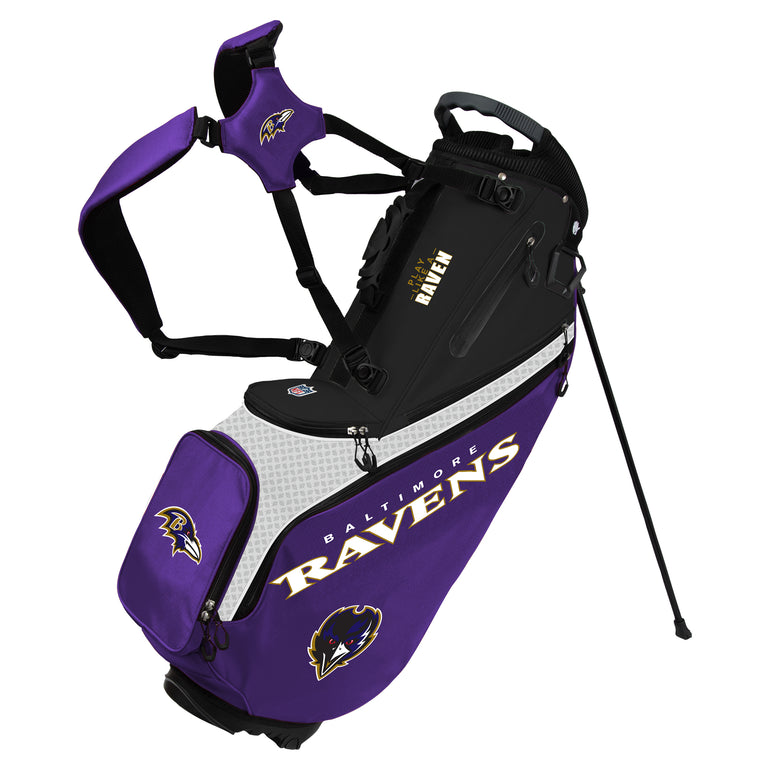 NFL Team Effort Back Nine Baltimore Ravens Stand Bag