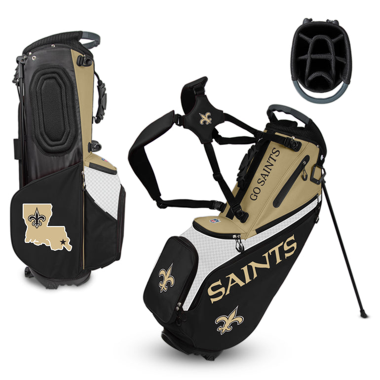 NFL Team Effort Back Nine New Orleans Saints Stand Bag
