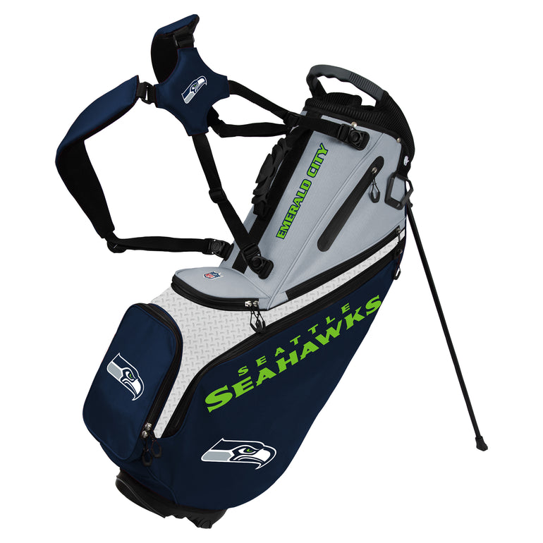NFL Team Effort Back Nine Seattle Seahawks Stand Bag