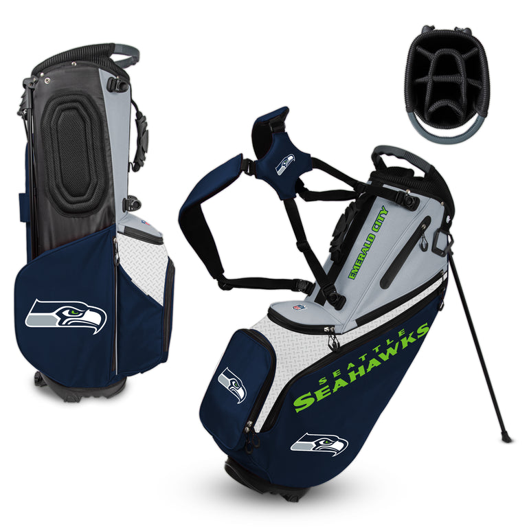 NFL Team Effort Back Nine Seattle Seahawks Stand Bag