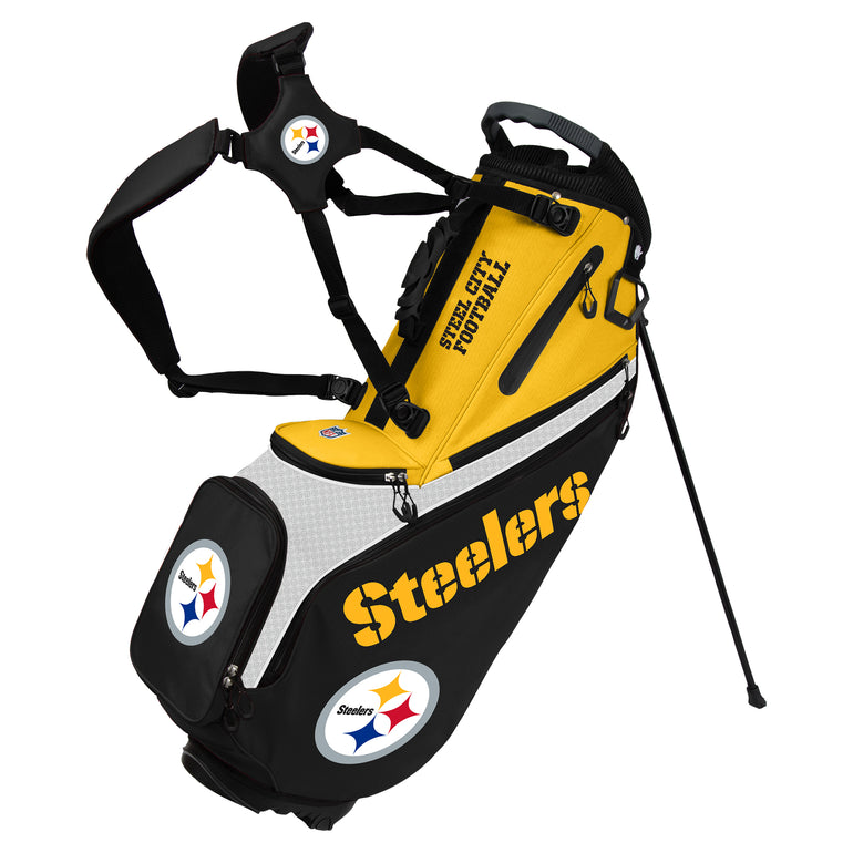 NFL Team Effort Back Nine Pittsburgh Steelers Stand Bag
