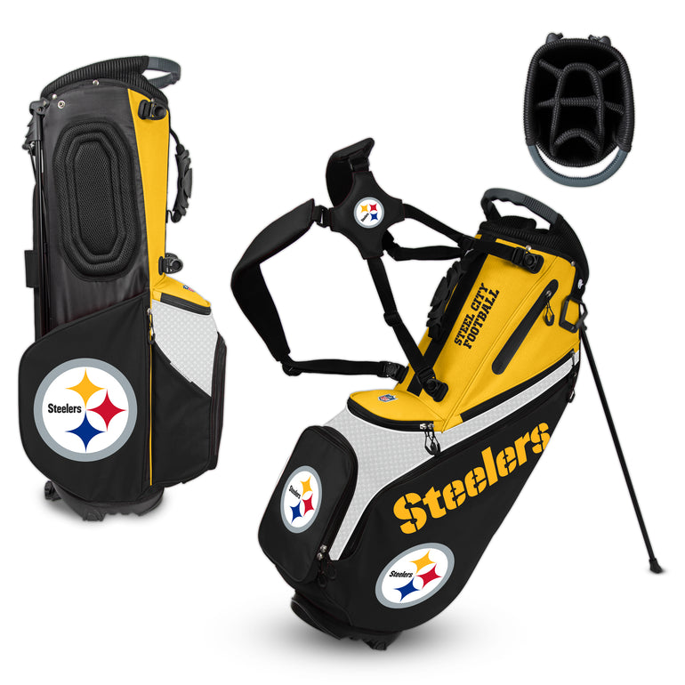 NFL Team Effort Back Nine Pittsburgh Steelers Stand Bag
