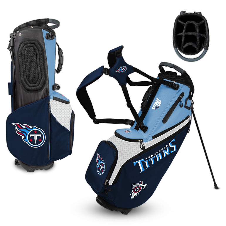 NFL Team Effort Back Nine Tennessee Titans Stand Bag