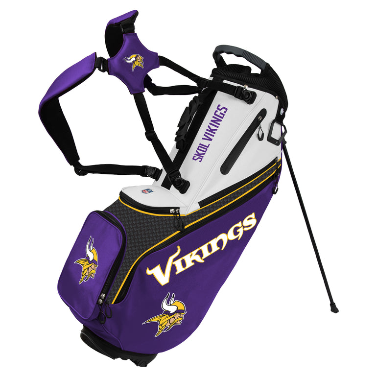 NFL Team Effort Back Nine Minnesota Vikings Stand Bag