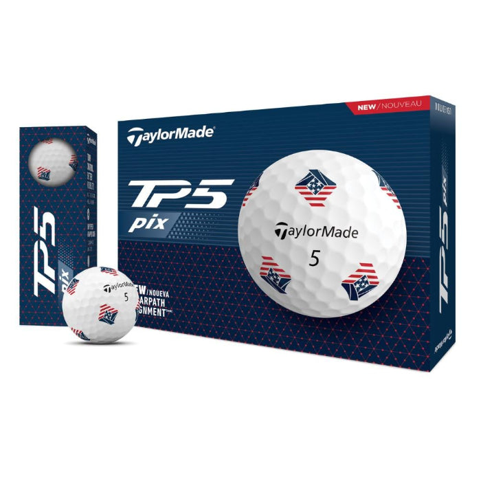 TaylorMade TP5 PIX USA Golf Balls 24
