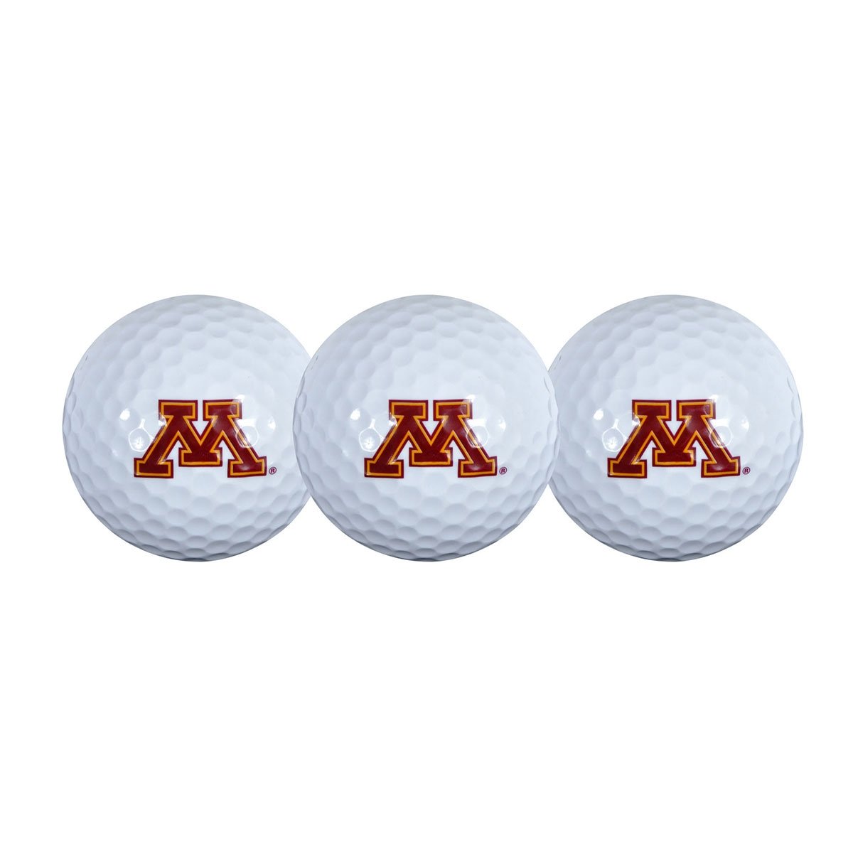 Team Effort NCAA Collegiate 3-Pack Logo Golf Balls Minnesota