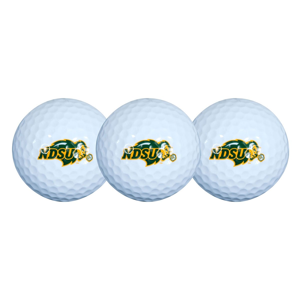 Team Effort NCAA Collegiate 3-Pack Logo Golf Balls NDSU