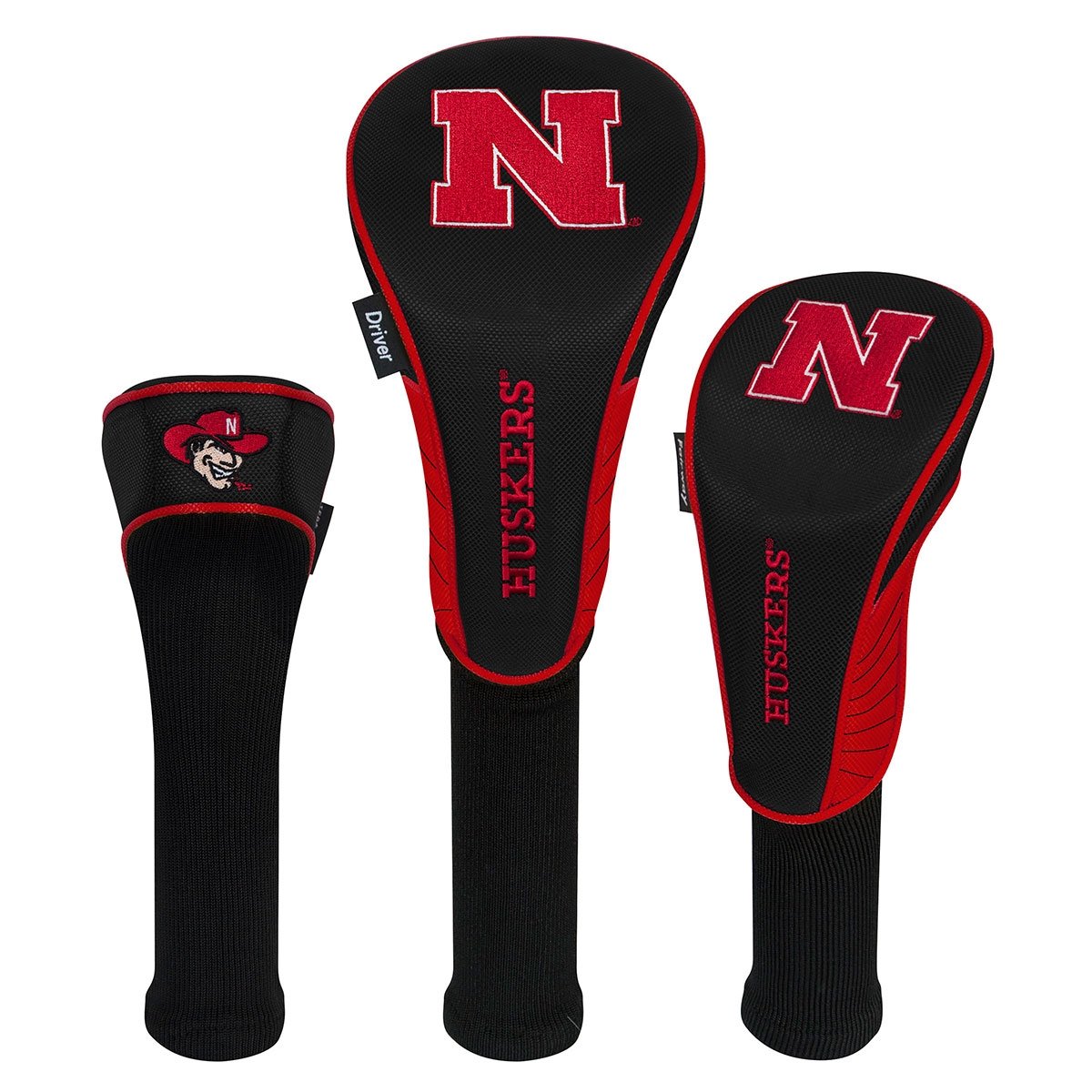 Team Effort NCAA Collegiate Set of 3 Headcovers Nebraska