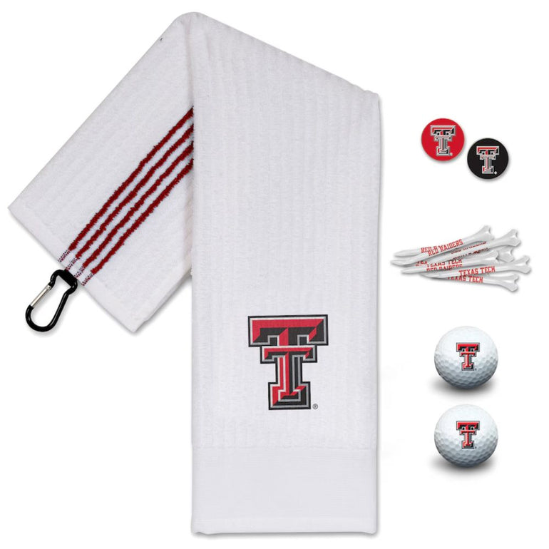 NCAA Team Effort Texas Tech Red Raiders Golf Gift Set