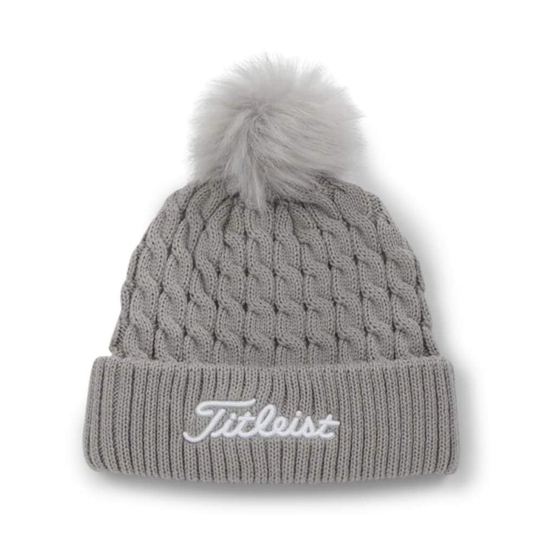 Titleist Cable Knit Pom Pom Beanie Hat 2023