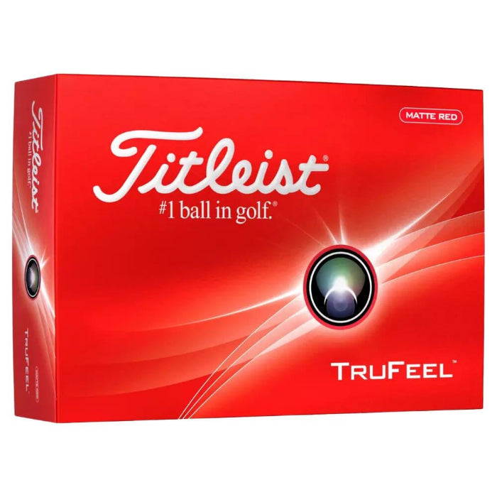 Titleist TruFeel Matte Red Golf Balls 24