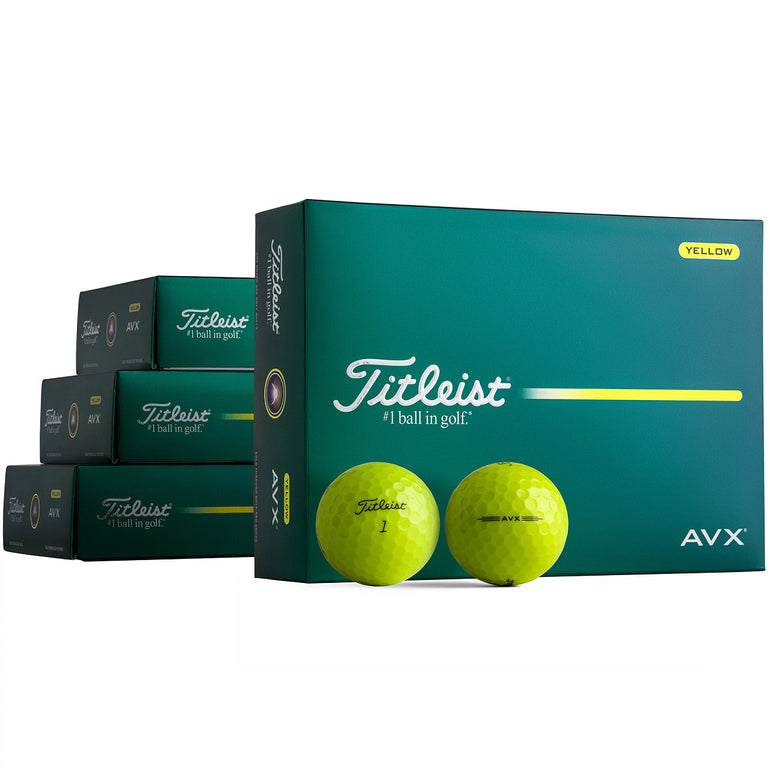 Titleist Loyalty Rewarded AVX Yellow Golf Balls (4 Dozen)