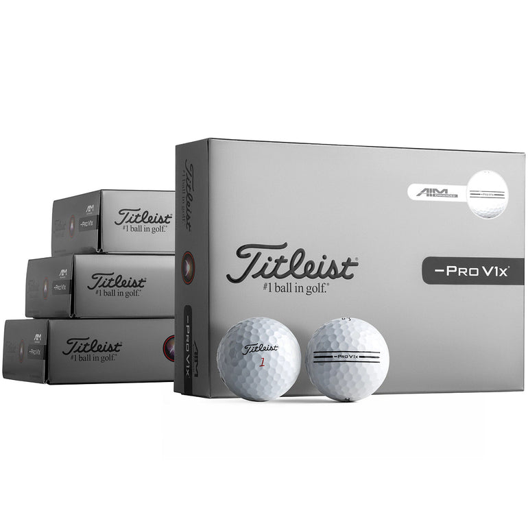 Titleist Loyalty Rewarded Pro V1x Left Dash Enhanced Alignment Golf Balls (4 Dozen)