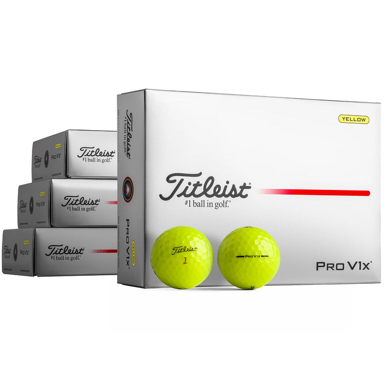 Titleist Loyalty Rewarded Pro V1x Yellow Golf Balls (4 Dozen)