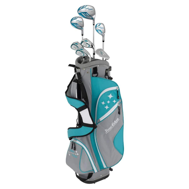 Tour Edge Women's Lady Edge 8 Piece Package Golf Set