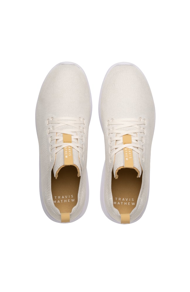 TravisMathew Men's Daily 2.0 Lite Heather Natural Spikeless Shoe 24