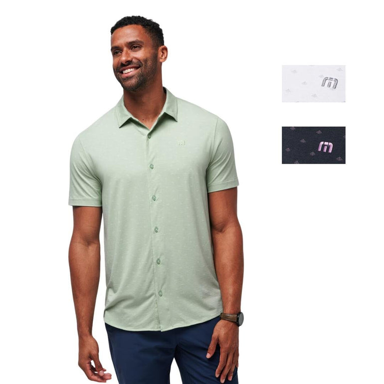 TravisMathew Men's Set A Course Button Up Polo 24