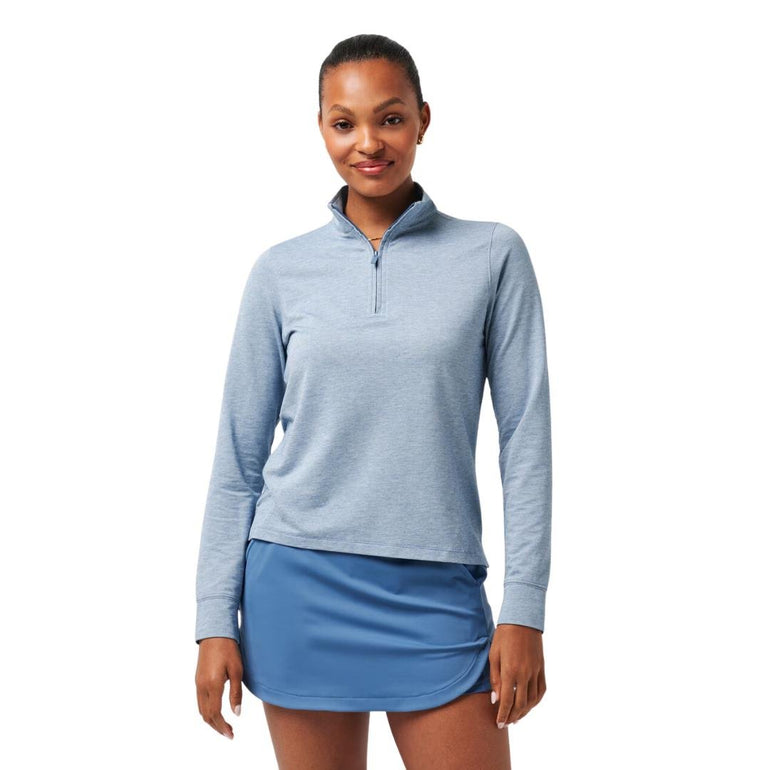 TravisMathew Women's Featherweight Active 1/4 Zip Pullover