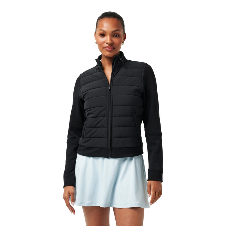 TravisMathew Women's Skyloft Soft Espresso Martini Full Zip Jacket