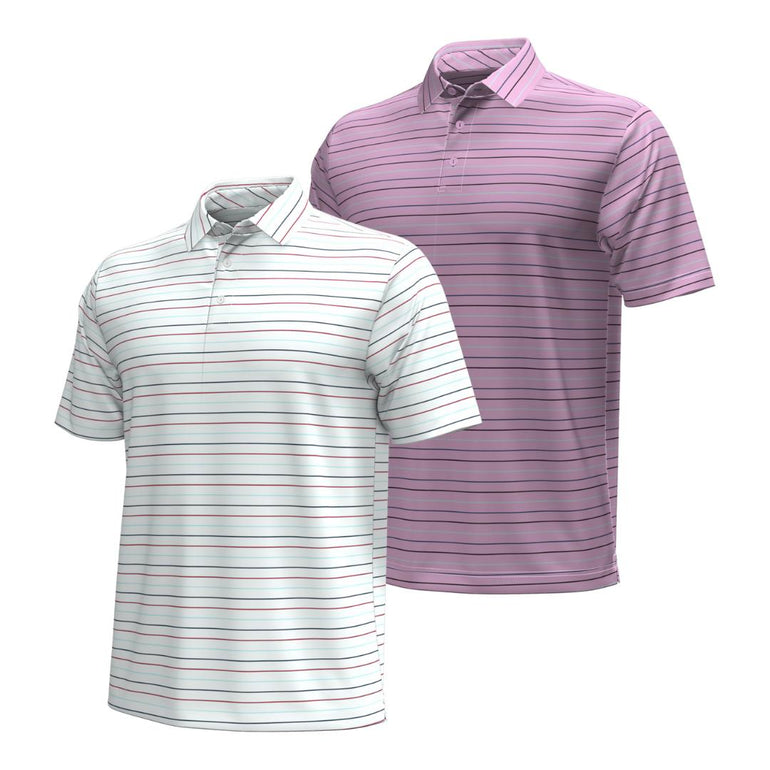 Under Armour Men's T2 Green Trace Stripe Polo 24