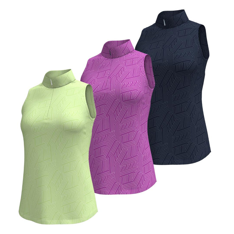 Under Armour Women's Playoff 3.0 Savvy Zip Sleeveless Polo 24