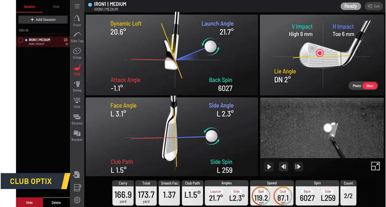 Uneekor Eye Mini Lite Retractable Golf Simulator