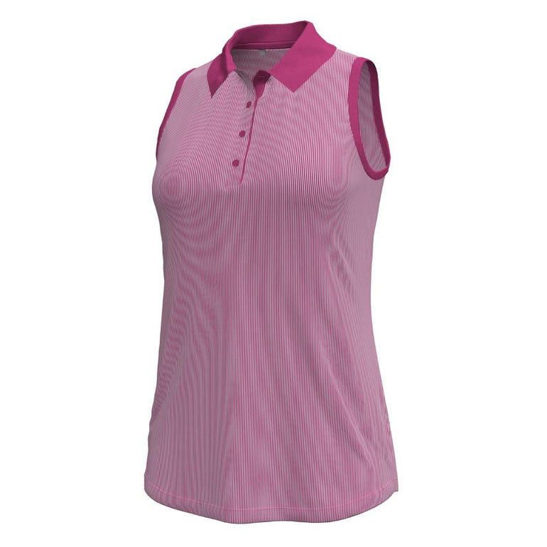 Under Armour Women's Playoff 3.0 Pin Stripe Jacquard Sleeveless Polo 24