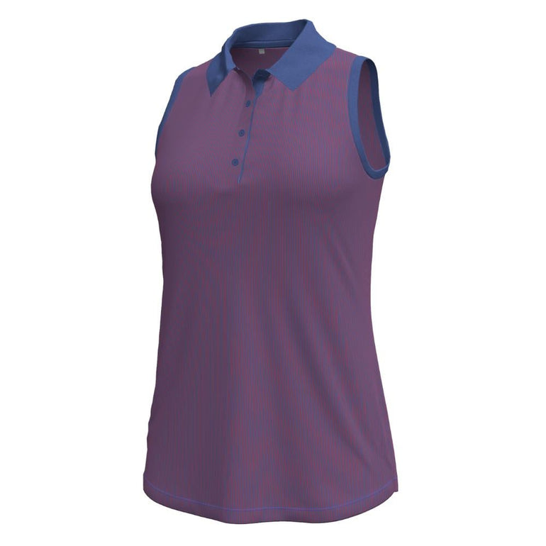 Under Armour Women's Playoff 3.0 Pin Stripe Jacquard Sleeveless Polo 24