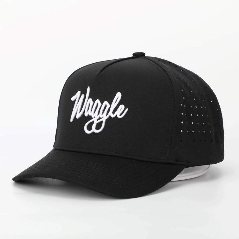 Waggle Black Logo Hat
