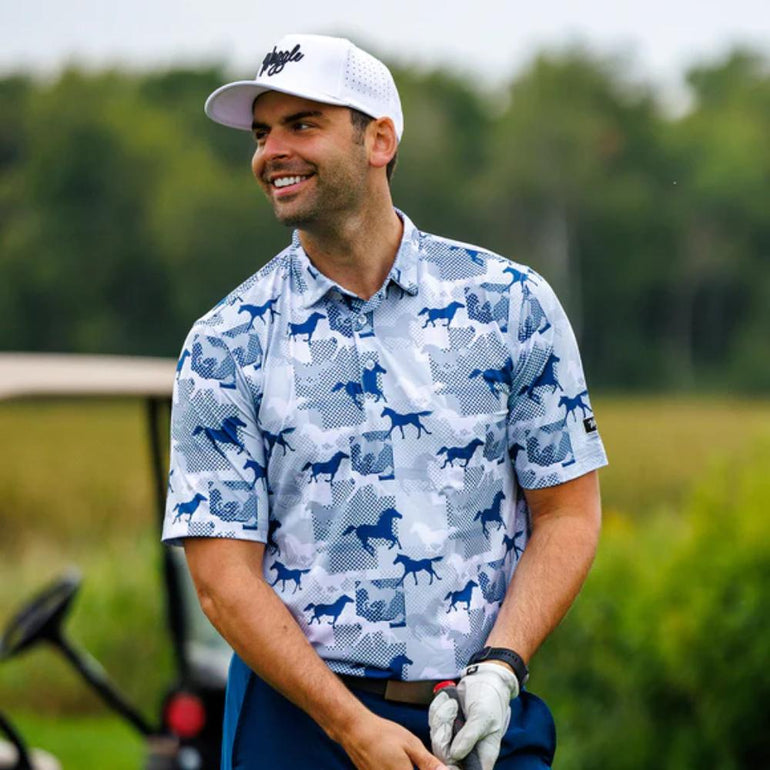 Waggle Men's Buck Wild Polo 24