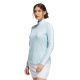 Adidas Women's Sun Protection Primegreen Long Sleeve Golf Shirt - White/Halo Mint