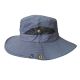 Backspin Men's Wide Brim Navy Sun Hat