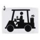 EverGolf Beer Cart Woven Golf Towel - 16x22