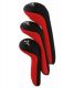 Stealth Set of 3 Headcovers - Red