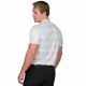 Three Sixty 6 Men's Collarless Thick Striped Polo