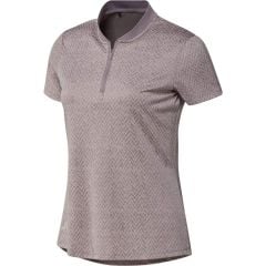 Adidas Women's Ultimate365 Jacquard Polo 2024 - Preloved Fig