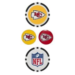 Team Effort NFL Kansas City Chiefs Ball Marker Set