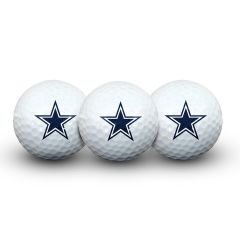 Team Effort NFL Dallas Cowboys Golf Ball 3 Pack