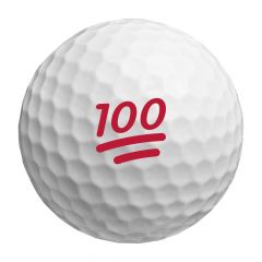 100 Emoji Golf Balls