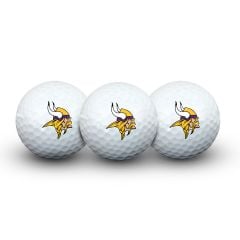 Team Effort NFL Minnesota Vikings Sleeve of 3 Golf Balls